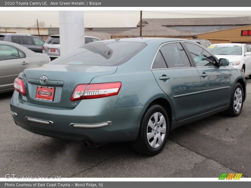 Aloe Green Metallic / Bisque 2010 Toyota Camry LE