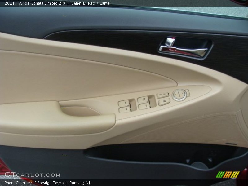 Venetian Red / Camel 2011 Hyundai Sonata Limited 2.0T