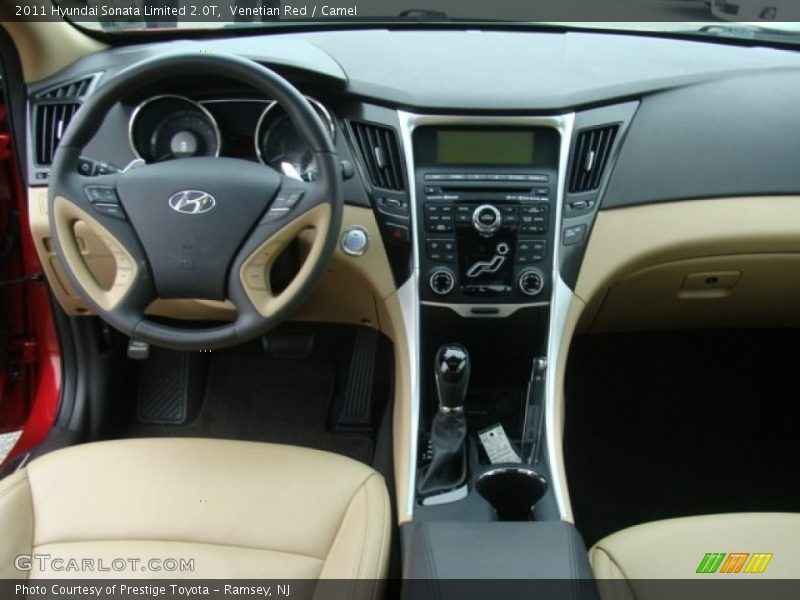 Venetian Red / Camel 2011 Hyundai Sonata Limited 2.0T