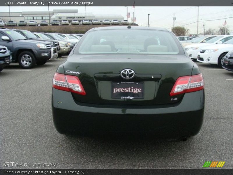 Spruce Green Mica / Bisque 2011 Toyota Camry LE