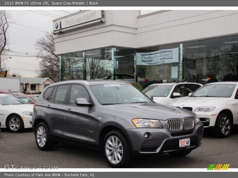 Space Gray Metallic / Black 2013 BMW X3 xDrive 28i