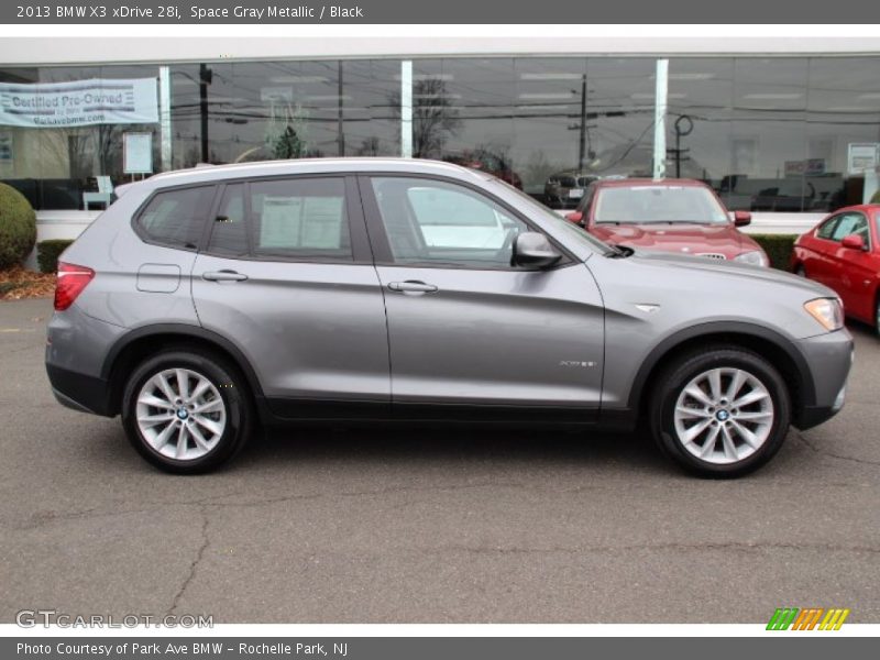 Space Gray Metallic / Black 2013 BMW X3 xDrive 28i