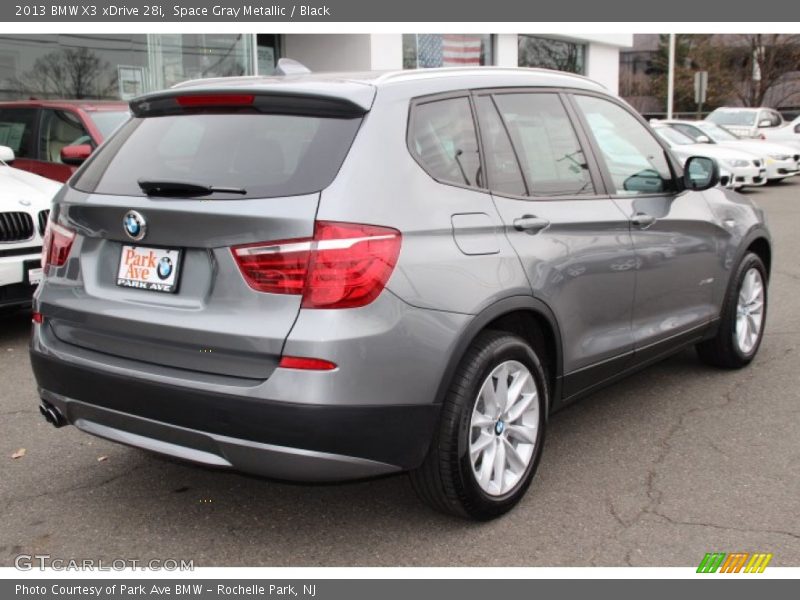 Space Gray Metallic / Black 2013 BMW X3 xDrive 28i