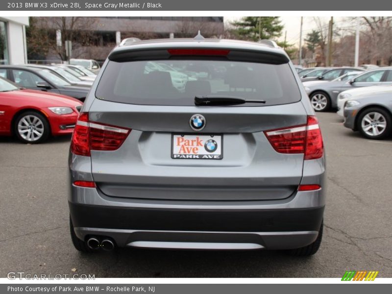 Space Gray Metallic / Black 2013 BMW X3 xDrive 28i