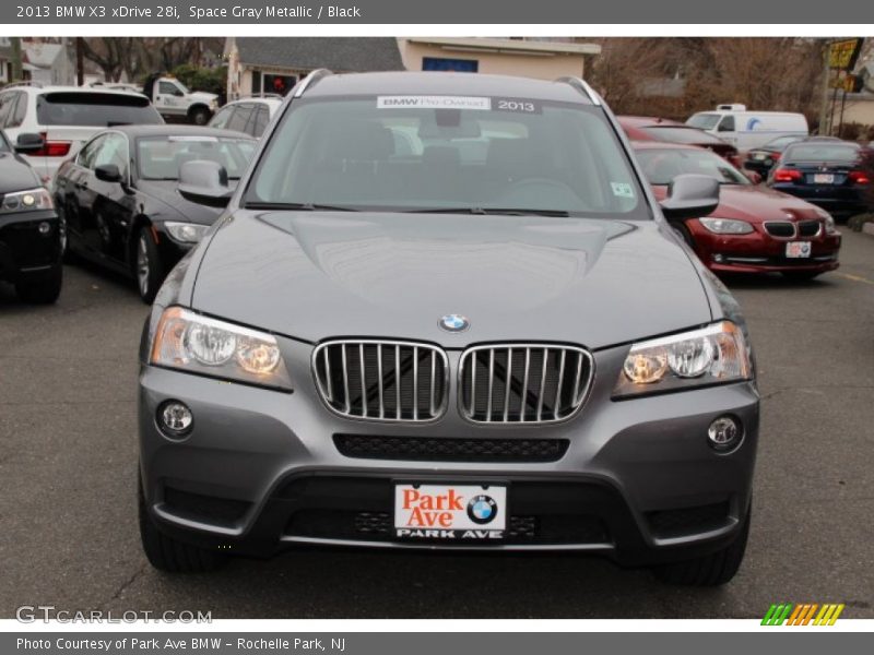 Space Gray Metallic / Black 2013 BMW X3 xDrive 28i