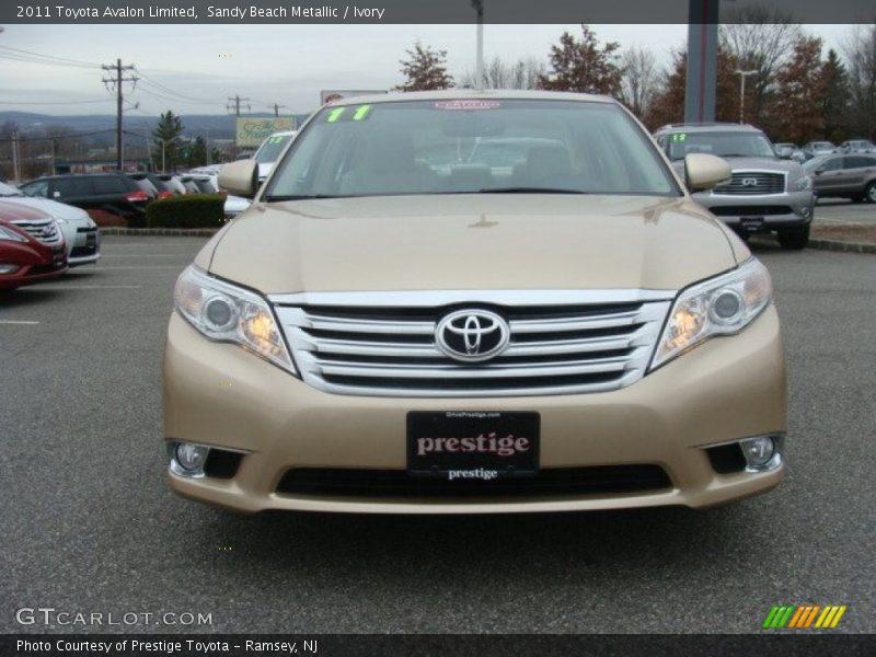 Sandy Beach Metallic / Ivory 2011 Toyota Avalon Limited