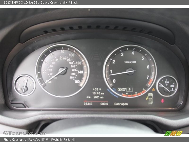 Space Gray Metallic / Black 2013 BMW X3 xDrive 28i