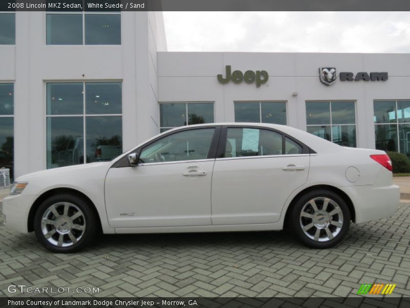 White Suede / Sand 2008 Lincoln MKZ Sedan