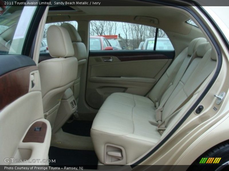 Rear Seat of 2011 Avalon Limited
