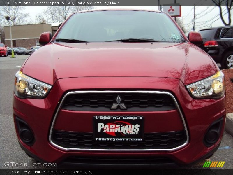 Rally Red Metallic / Black 2013 Mitsubishi Outlander Sport ES 4WD