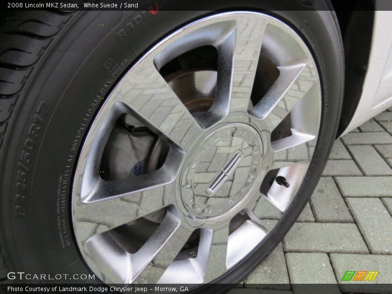 White Suede / Sand 2008 Lincoln MKZ Sedan