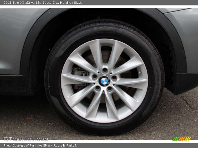 Space Gray Metallic / Black 2013 BMW X3 xDrive 28i