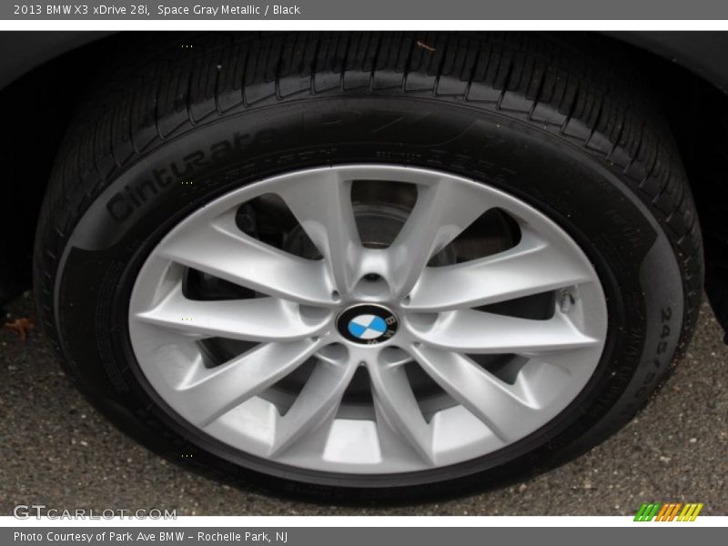 Space Gray Metallic / Black 2013 BMW X3 xDrive 28i