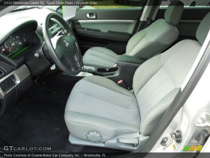 Front Seat of 2010 Galant FE