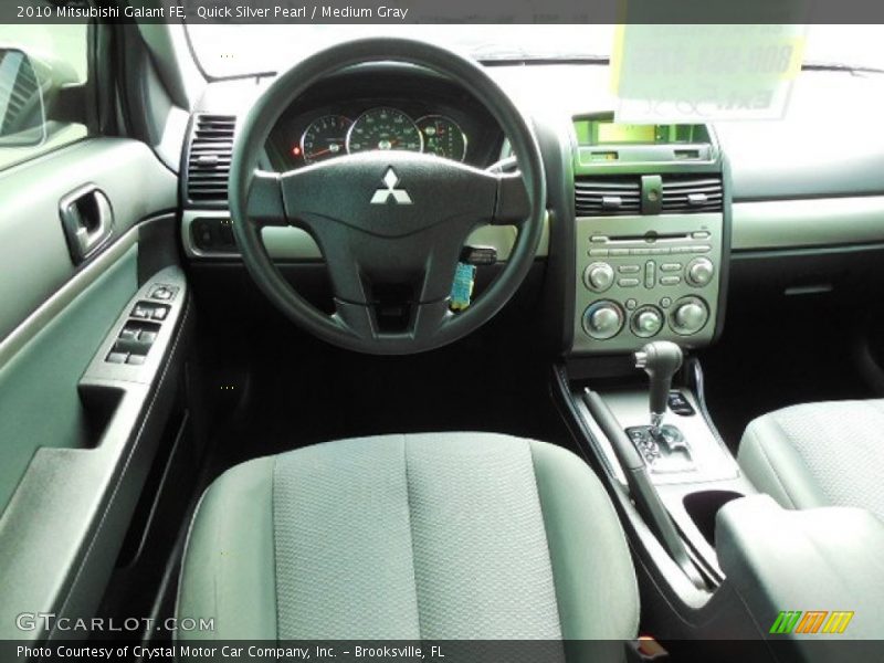 Quick Silver Pearl / Medium Gray 2010 Mitsubishi Galant FE