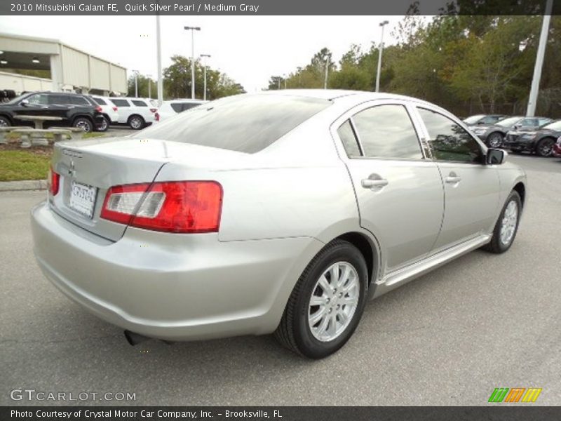 Quick Silver Pearl / Medium Gray 2010 Mitsubishi Galant FE