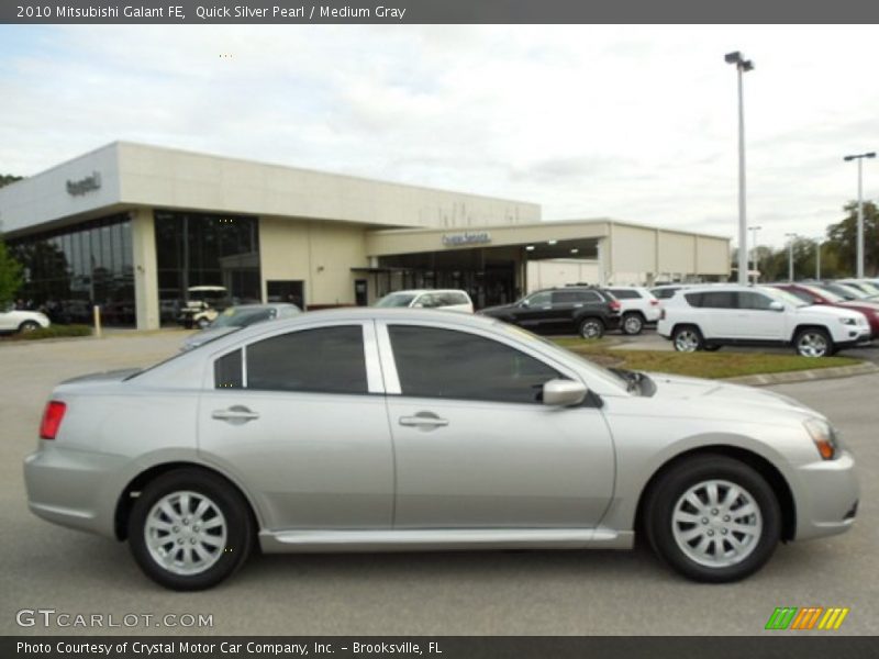 Quick Silver Pearl / Medium Gray 2010 Mitsubishi Galant FE