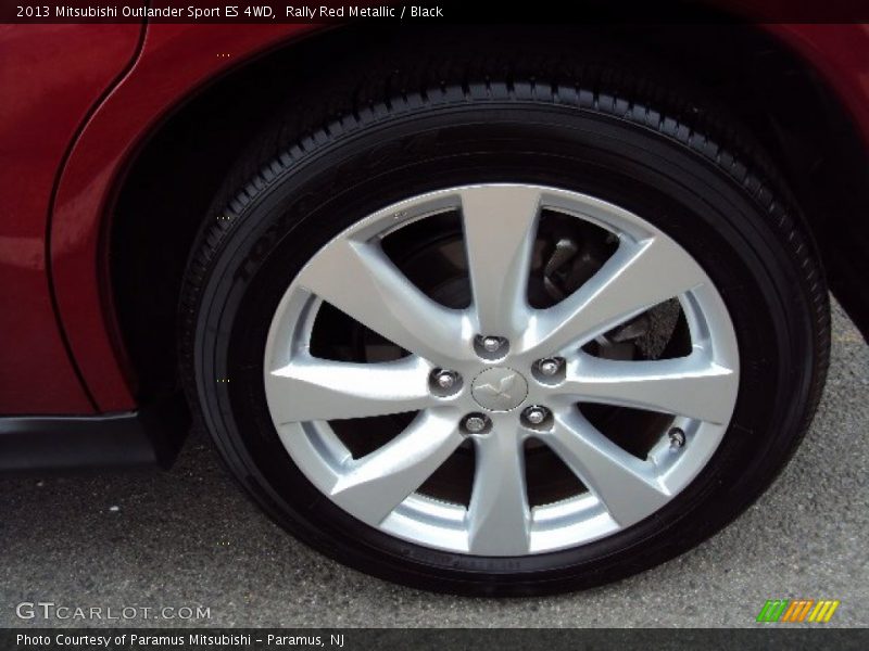 Rally Red Metallic / Black 2013 Mitsubishi Outlander Sport ES 4WD
