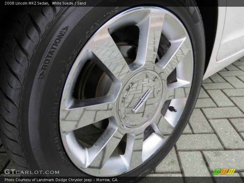 White Suede / Sand 2008 Lincoln MKZ Sedan