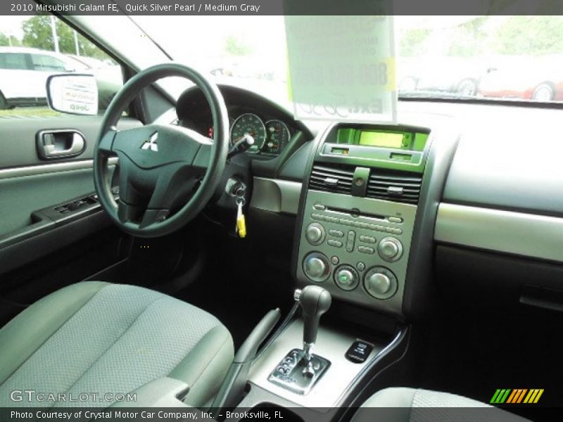 Quick Silver Pearl / Medium Gray 2010 Mitsubishi Galant FE