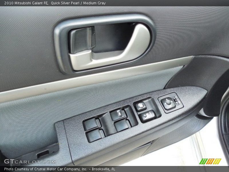 Quick Silver Pearl / Medium Gray 2010 Mitsubishi Galant FE
