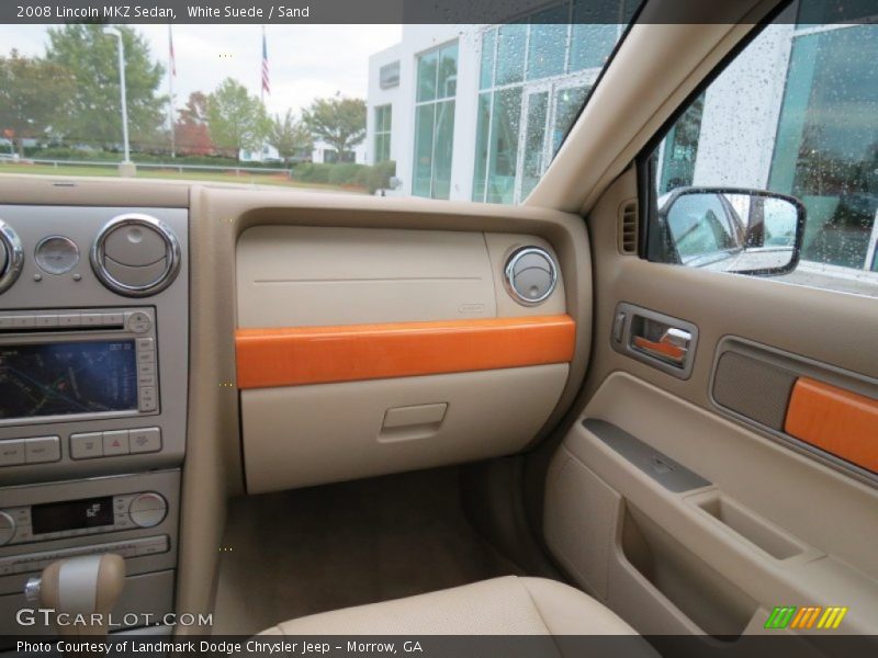 White Suede / Sand 2008 Lincoln MKZ Sedan