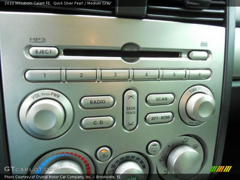 Quick Silver Pearl / Medium Gray 2010 Mitsubishi Galant FE