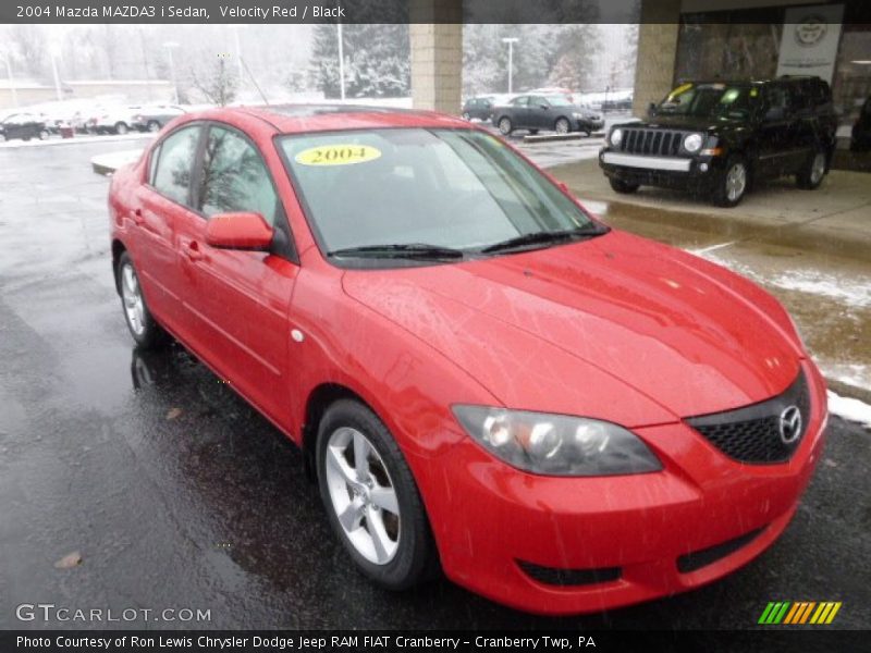 Velocity Red / Black 2004 Mazda MAZDA3 i Sedan