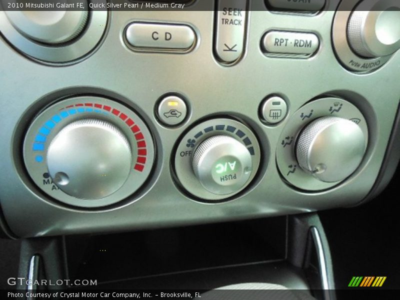 Quick Silver Pearl / Medium Gray 2010 Mitsubishi Galant FE