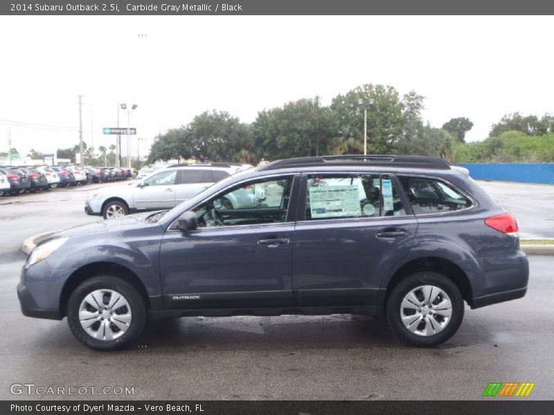 Carbide Gray Metallic / Black 2014 Subaru Outback 2.5i