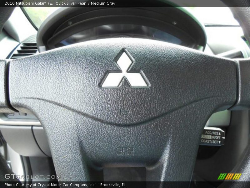Quick Silver Pearl / Medium Gray 2010 Mitsubishi Galant FE