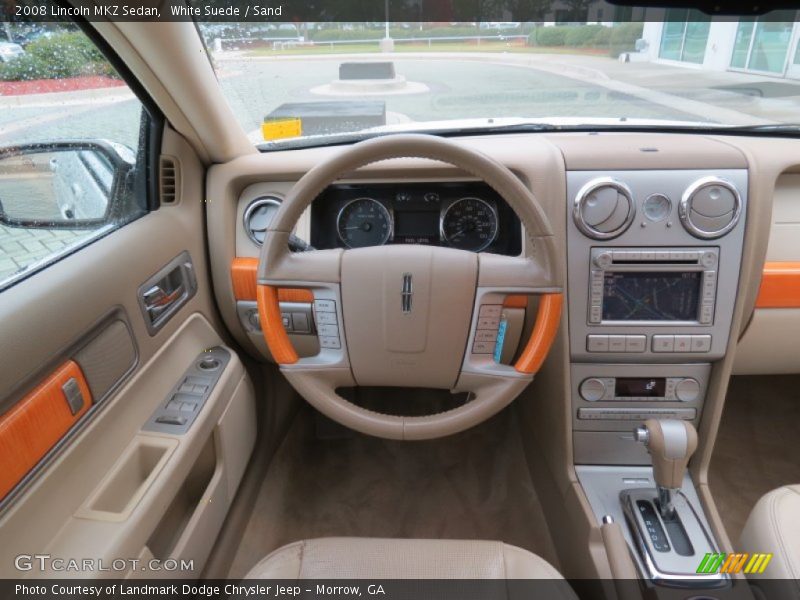 White Suede / Sand 2008 Lincoln MKZ Sedan