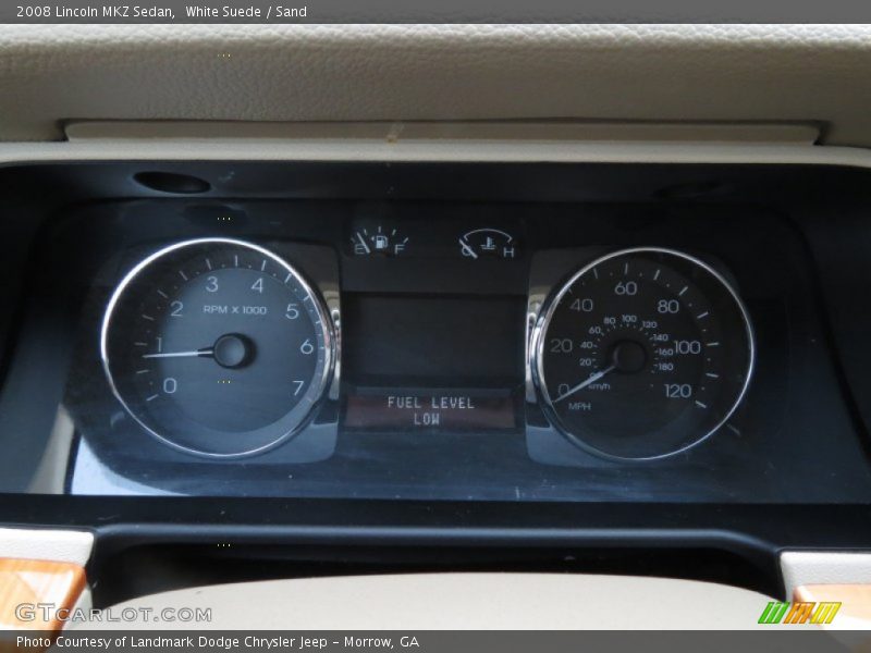 White Suede / Sand 2008 Lincoln MKZ Sedan
