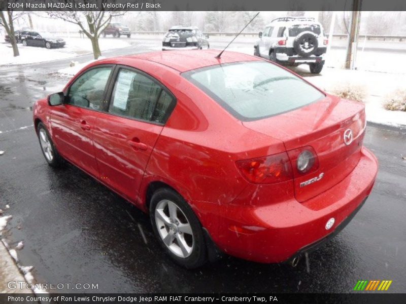 Velocity Red / Black 2004 Mazda MAZDA3 i Sedan
