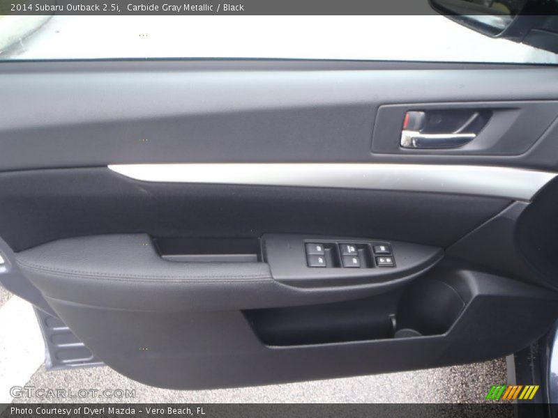 Carbide Gray Metallic / Black 2014 Subaru Outback 2.5i