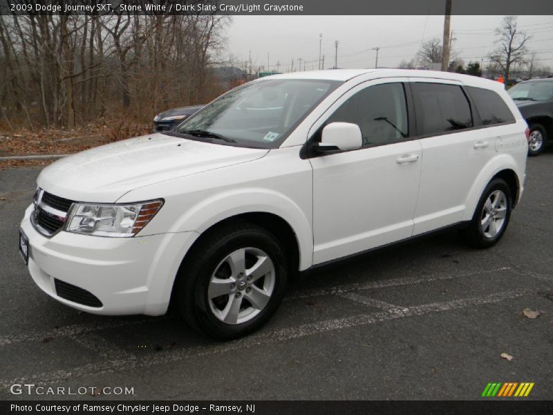 Stone White / Dark Slate Gray/Light Graystone 2009 Dodge Journey SXT