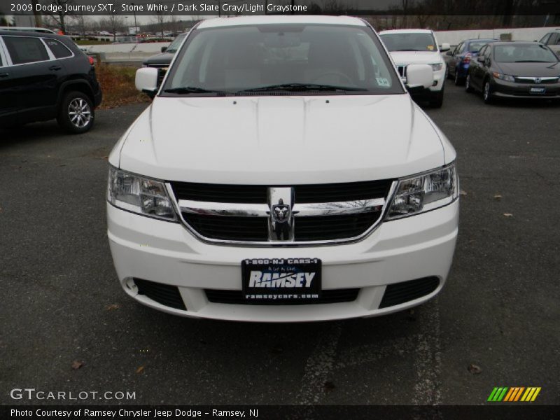 Stone White / Dark Slate Gray/Light Graystone 2009 Dodge Journey SXT