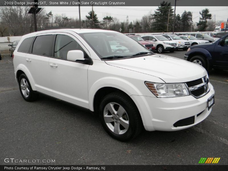 Stone White / Dark Slate Gray/Light Graystone 2009 Dodge Journey SXT