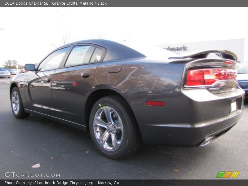 Granite Crystal Metallic / Black 2014 Dodge Charger SE