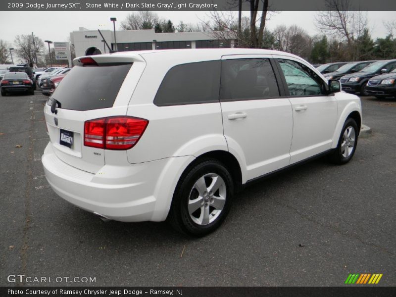 Stone White / Dark Slate Gray/Light Graystone 2009 Dodge Journey SXT