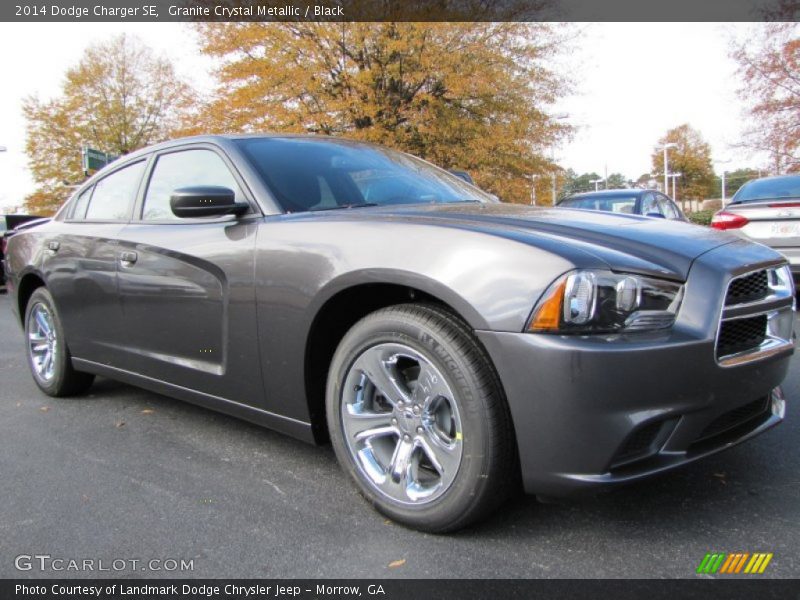 Granite Crystal Metallic / Black 2014 Dodge Charger SE