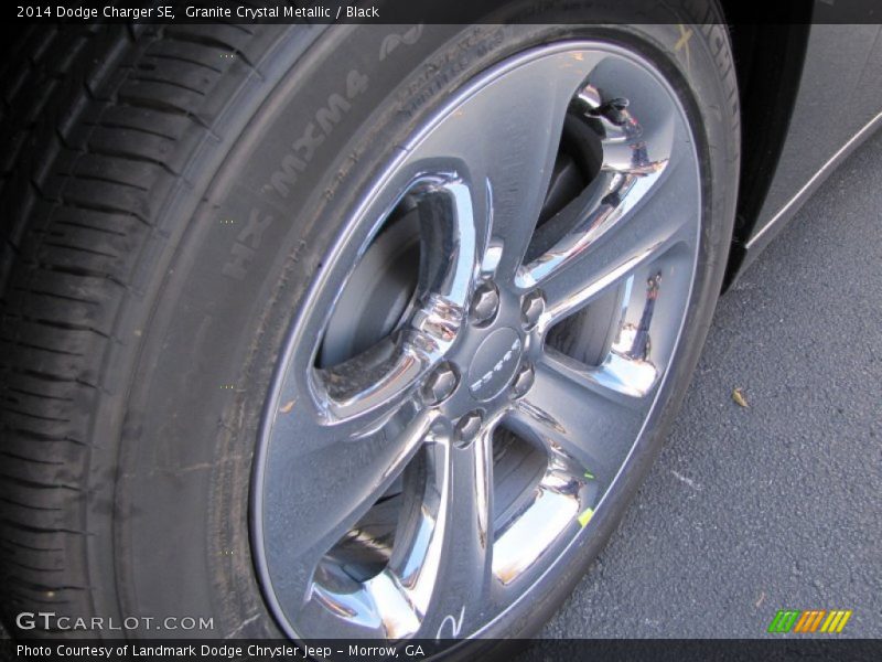Granite Crystal Metallic / Black 2014 Dodge Charger SE