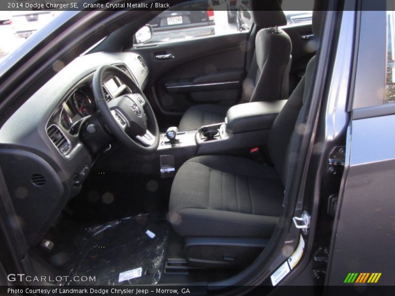Granite Crystal Metallic / Black 2014 Dodge Charger SE