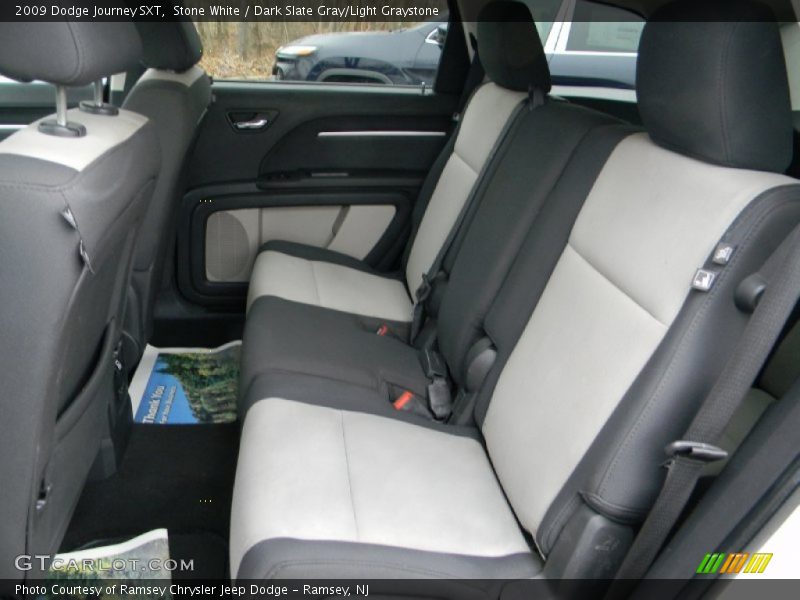 Stone White / Dark Slate Gray/Light Graystone 2009 Dodge Journey SXT