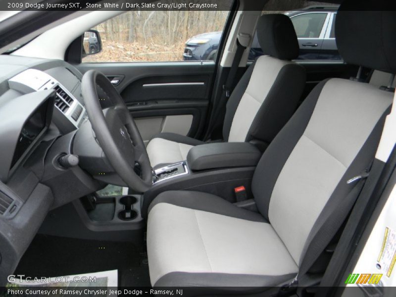 Stone White / Dark Slate Gray/Light Graystone 2009 Dodge Journey SXT