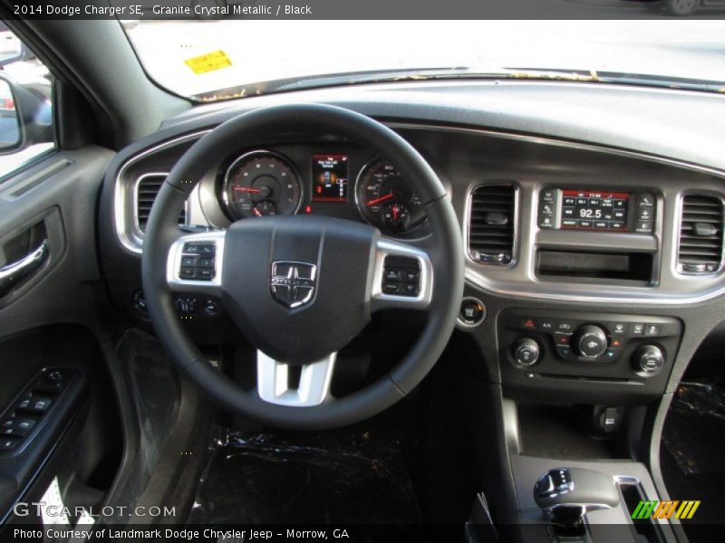 Granite Crystal Metallic / Black 2014 Dodge Charger SE