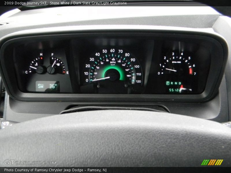 Stone White / Dark Slate Gray/Light Graystone 2009 Dodge Journey SXT
