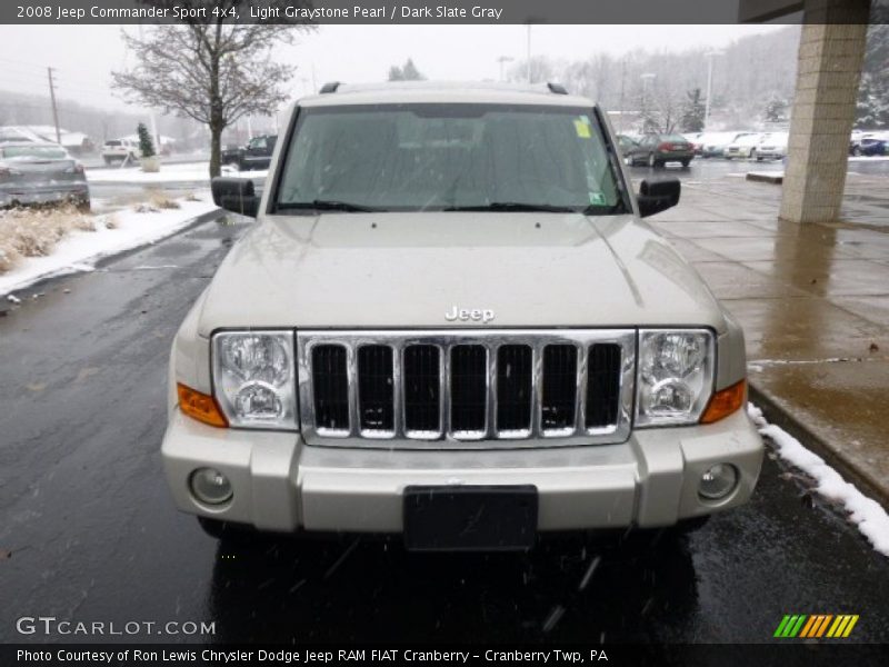 Light Graystone Pearl / Dark Slate Gray 2008 Jeep Commander Sport 4x4