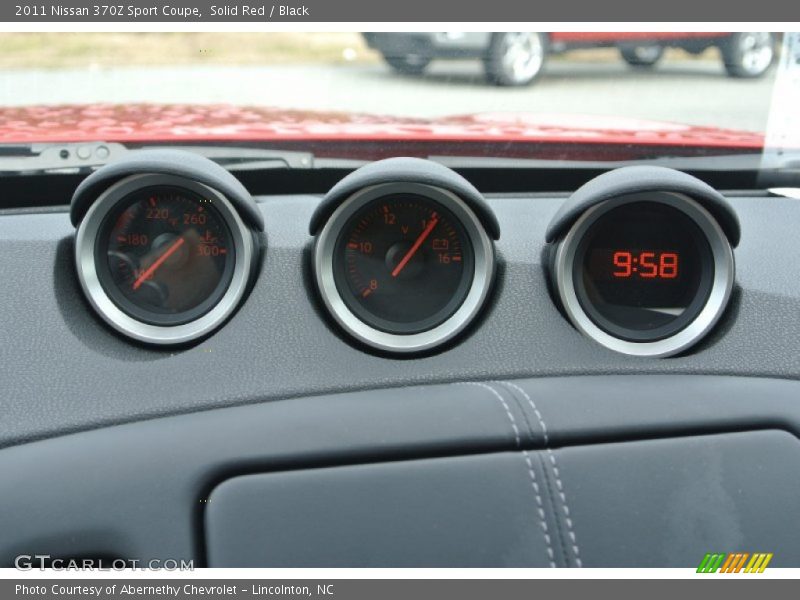  2011 370Z Sport Coupe Sport Coupe Gauges