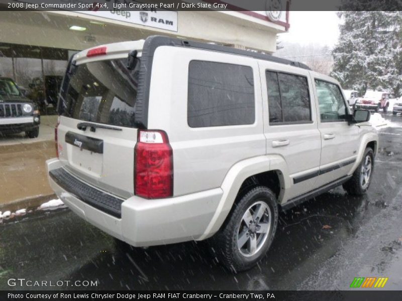 Light Graystone Pearl / Dark Slate Gray 2008 Jeep Commander Sport 4x4